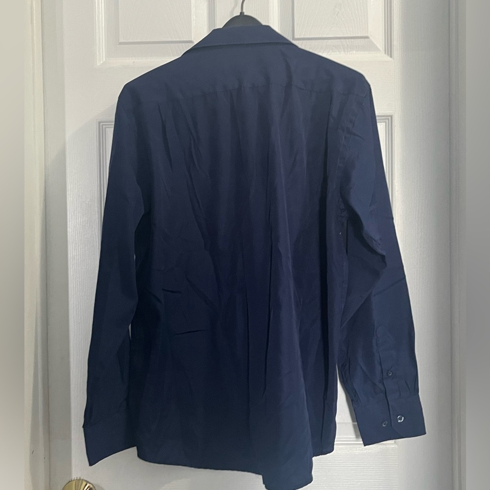 Milestone Designed in Italy Navy Blue Shirt w/ one Front Pocket!!